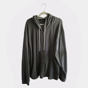 Zelos Mens Gray Full Zip Hoodie 3X